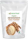 Z 자연적인 음식 유기 Ashwagandha 뿌리 분말 - 대량 5 lb 크기 - 강력한 Adaptogen & Ayurvedic Superstar - 당신의 자신의 캡슐 & 알약을 만드십시오 - 100% 순수한, 익지않는, 화학 자유로운, 비 GMO