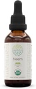 HerbEra Neem B60 알코올 무료 초본 추출물 Tincture, 농축 액체 드롭 자연 USDA 유기 (Azadirachta Indica) 건조 잎 (2 fl oz)