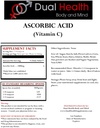 이중 건강 몸 & 마음 1 (1 lb) 각 아스코르브산 (비타민 C) & MSM (Methylsulfonylmethane) 분말 결합의 부대