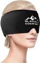 Glacial Comfort Migraine Relief Cap - 두통 구호, 조절 가능 & 재사용 가능, 자유롭고, 무취, 비독성, 모든 헤드 크기, 어머니의 날 선물 아이디어에 대한 편안한 적합.