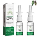 새로운 업그레이드 유기 초본 Lung Cleanse 수리 스프레이, Onnature 초본 스프레이 클렌징 렁,Lung Cleansing 스프레이 지원 Lung Detox 흡연자 (2PCS)
