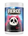 Underground Bio Labs Panda Supps Fierce : Zero Artificial Ingredients 및 300mg Naturally Sourced Caffeine for Clean Energy 및 Focus (30 서빙) (Fierce Berry)
