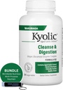 Worldwide Nutrition Bundle : Kyolic Aged Garlic Extract 200 Veggie Tablets Formula 102 Cleanse & Digestion - Garlic Ginger Supplement로 풍부 - 다목적 키 체인이있는 200 카운트