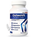 OsteoVit 5-in-1 칼슘 120 탭 다비타민 : 칼슘, 마그네슘, 인, 비타민 D3 & A - 뼈 강도 및 유연성 *, 비 GMO 글루텐 무료 | 비타민 D와 여성을위한 칼슘 보충