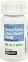 철 황산염 325mg Enteric 입히는 정제 100 조사