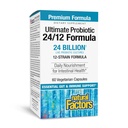 자연적인 요인 궁극적인 Probiotic 24/12 공식 - Probiotics를 가진 소화 건강 지원 보충교재 - 면역력 & Gut 건강 지원 보충교재 - 60 채식 캡슐 (60의 서빙)