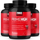FORCE FACTOR 주요한 HGH 분비 활성제, 3 팩, 임상적으로 장식한 알파 크기를 가진 남자를 위한 HGH 보충교재는 더 큰 HGH 생산, 증가 운동 힘을 돕기 위하여, & 성과를 개량합니다, 225 조사를 돕습니다
