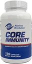 CORE Immunity - 면역력 보충교재 - 매일 면역력 승압기 & Multivitamin - Quercetin & Bromelain - 산화 방지제 & 자유로운 복사 방지 - 120 ct.