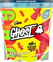 GHOST Hydration Packets, Sour Patch Kids Redberry, 12 Sticks, Electrolyte Powder - 마그네슘, 칼륨, 칼슘, 비타민 C와 음료 혼합 보충 - 콩, 콩, 콩, 설탕 및 글루텐의 무료