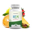 Hem Rescue Hemorrhoid Treatment Supplement - 모든 자연, 감소 Discomfort & Swelling, 부스트 혈액 흐름, 구두 식물 혼합, 미국에서 만든 - (1 병 팩)