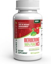 자연의 과학 Berberine HCL 체중 관리를위한 Phytosome 녹차, 더 나은 흡수를위한 100 % 순수한 임상 학년 Berberine HCL - Metabolism을 돕고, 더 긴 - 60 캡을 위해 전체 유지