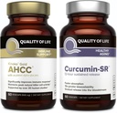 생활의 질 특징 Kinoko 금 AHCC와 Microactive Curcumin SR - 면역 지원 Curcumin 뭉치