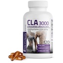 Bronson CLA 3000 여분 높은 Potency는 건강한 무게 관리 Lean 근육 질량 비 자극하는 Linoleic 산 120 Softgels를 지원합니다