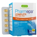 Igennus Pharmepa 완전한 EPA 668mg & DHA 334mg Omega-3 지방산 1000mg, IFOS는, rTG 모양, GLA 저녁식사 기름, 레몬 풍미, 60 Softgels에서 높은 힘 물고기 기름 플러스 Omega-6 & 9를 증명했습니다