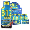 비타민 에너지 샷, 혼합 베리 맛, 최대 7 + 에너지 시간, 1.93 Fl Oz, 12 조사