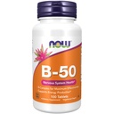 지금 식품 보충제, 비타민 B-50 mg, 에너지 생산 *, 신경 시스템 건강 *, 100 정제