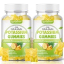 softbear 칼륨 염화물 Gummies 1200mg의 성인 지원을 위한 설탕 자유로운 칼륨 Gummies 다리 크림 높은 Potency 칼륨 염화물 보충교재, 파인애플 풍미 120 조사