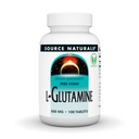 Source Naturals L-Glutamine, 대사 에너지 *, 500mg - 100 정제 지원 무료 양식 아미노산