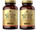 Solgar Yeast-Free Selenium 200 mcg - 250 정제, 2 팩 - 산화 방지제 및 면역 체계 건강 - 비 GMO, Vegan, 글루텐 무료, 낙농장 무료, 고셔 - 500 총 서빙