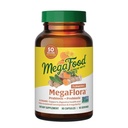 MegaFood MegaFlora Probiotics + Prebiotics 심황 보충 - 여성과 남성, 소화 건강, 50 억 CFUs, 14 Strains - 90 캡슐 (45 인분)