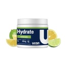 UCAN Hydrate Electrolyte 음료 혼합 (레몬 - 라임, 30 서빙) Sugar-Free, Keto-Friendly, Vegan, Non-GMO, Gluten-Free Electrolyte Powder with Potassium & Magnesium for Runners & Athletes