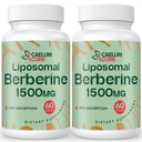 Liposomal Berberine HCL - Berberine 1500mg 높은 생물 분해성, 여성과 남성 (2 팩)를 위한 Berberines 보충교재