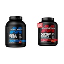 MuscleTech Cell-Tech Creatine Powder & Nitro-Tech Whey Protein Powder 번들 | 근육 빌더 및 복구 포뮬러 | 6 파운드 크레아틴 & 4 파운드 호리 | 딸기 풍미