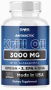 Dr. JOEL'S MOM NUTRIX Antarctic Krill Oil Supplement - 150 Softgels - 높은 흡수 EPA, DHA, Astaxanthin & Phospholipid - 피시 애프터눈 티 - 미국제