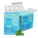 NeuroGum Energy & Focus Gum (54 Count-6 Pack, Peppermint) | 40mg 천연 Caffeine + L-Theanine + 비타민 B12 & B6 + Xylitol | 설탕 무료 Nootropic Cognitive 두뇌 성능 보충