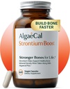 AlgaeCal - Strontium Boost, Bone 조밀도 증가를 위한 자연적인 칼슘 보충교재, Strontium Citrate 680 mg, 뼈 건강 & 뼈 힘, 글루텐 자유로운 - 60의 Veggie 모자-를 위한 삼키기에 쉬운 미국에서 만든