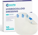 콘코트 Hydrocolloid 부상 드레싱 4" x 4", 메마른 얇은 접착성 헝겊 조각, 10의 복장 상자