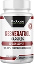 98 퍼센트 트랜스 Resveratrol 산화 방지제 및 건강한 노후화 90 일 공급 180 캡슐에 높은 효능 Resveratrol 캡슐