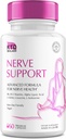 Neuropathy 828mg를 위한 Nerve Savior, 진보된 Nerve 지원 보충교재, 건강한 발, 알파 Lipoic 산, 비타민 D, B6, B12-60 캡슐을 가진 제일 Regen를 위한 갱신