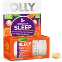 OLLY 면역 수면 빠른 용해, 3mg Melatonin, 비타민 C, 감귤류 맛, 30 일 공급 - 30 개