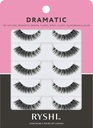 Ryshi False Eyelashes with 5 Pairs, 드라마틱 룩 with self-adhesive and Reusable Lash Set, 추가 볼륨에 자연 아름다움을 강화
