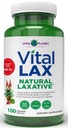 Vital Planet - Magnesium Hydroxide, Slippery Elm, Aloe 및 Triphala와 함께 Occasional 변비를위한 Vital Lax Natural Laxative Cleanse 보충