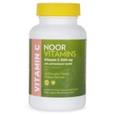 Noor Vitamins 500 MG Halal 비타민 C Chewable 정제 + 로즈 엉덩이와 산화 방지제 I는 Immune 체계 I Vegan, 글루텐 자유로운 & Halal 비타민 60 오렌지 맛을 내는 Chewable 정제 I 2 달 공급을 지원합니다