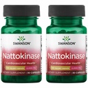 Swanson Nattokinase 2000 Fibrinolytic 단위 100 밀리그램 30 캡슐 효소 (2 팩)