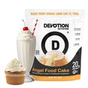 Shakes, Baking, Pancakes, Dessert - 20g Whey Isolate & Casein Protein Blend에 대한 Devotion Nutrition Angel Food Cake Protein Powder - 설탕 추가, 낮은 Carb, Gluten-Free, MCT와 Keto-Frily - 2lb