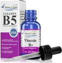 비타민 B5 Pantothenic Acid Liquid Drops - 미국에서 만든 - 500 % DV 서빙 당 - 용기 당 36 서빙 - 남성, 여성, 어린이 - Vegan Liquid Vitamins - 대량 크기도 가능