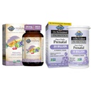 생명 유기 Prenatal 비타민의 정원 : 에너지 및 건강한 태아 발달을위한 Folate & - 매일 Prenatal 한 번 공식화 한 Probiotics - Acidophilus 및 Bifidobacteria Probiotic 지원