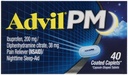 Advil PM 200 mg 코팅 모자 40 ea (6의 포장)