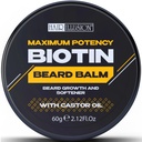Hair Illusion MAXIMUM POTENCY BIOTIN Beard Balm for Beard 성장과 연화, 검정