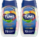 TUMS Heartburn Relief, Ultra Strength, Assorted Fruit, 72 Tablets (Pack of 2)에 대한 불안정한 정제