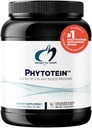 건강 Phytotein Vegan 단백질 분말을위한 디자인 - 20g 유기농 쌀, 사차 Inchi, 호박 씨앗, 해바라기 씨앗 & 완두 단백질 분말 혼합 - 크림 텍스처, 초콜릿 공장 단백질 (510g)