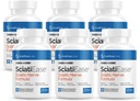 SciatiEase Sciatic Nerve 건강 지원 보충교재 - AlphaPalm, Pea, 비타민 B Complex, 알파 Lipoic 산 300mg를 가진 Nerve 지원 공식 - 6개의 병