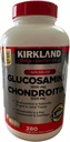 Kirkland 서명 글루코사민 HCI 1500mg Chondroitin 황산염 1200mg 220 정제 새로운 증가된 조사