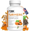 검은 후추 및 Ashwagandha가있는 Turmeric Curcumin - 95 % Curcuminoids, BioPerine 및 Ashwagandha가있는 높은 흡수 매우 유력한 심황 보충 90 캡슐