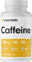 서빙 당 Caffeine 200mg를 끄는, 정유 (180의 서빙, 180의 캡슐)