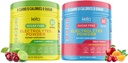 Keto Vitals Cherry Limeade 번들 과일 펀치 - 2 팩 번들 Keto Electrolytes 파우더 - Keto-Friendly Electrolytes with Potassium, 마그네슘, 나트륨, 칼슘 - Cherry Limeade & 과일 펀치